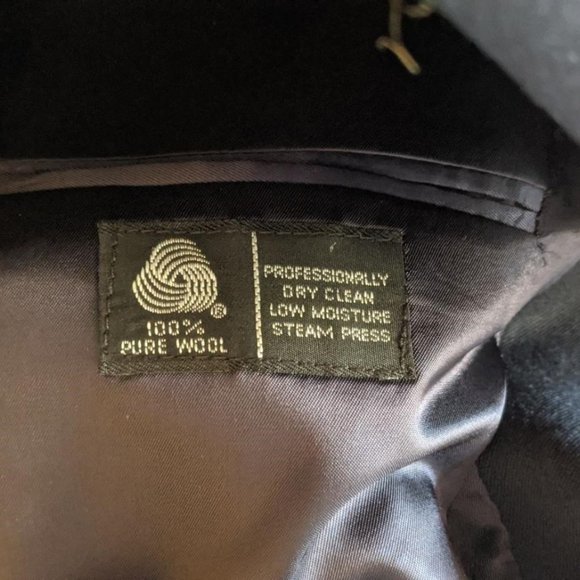 Men's Fine Navy Blue Wool Sport Coat Blazer Nordstrom by Joseph Abboud JAII 44L - Picture 6 of 7